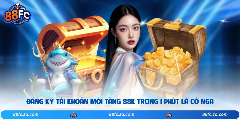 Đăng Ký Tài Khoản Mới Tặng 88K Trong 1 Phút Là Có Ngay